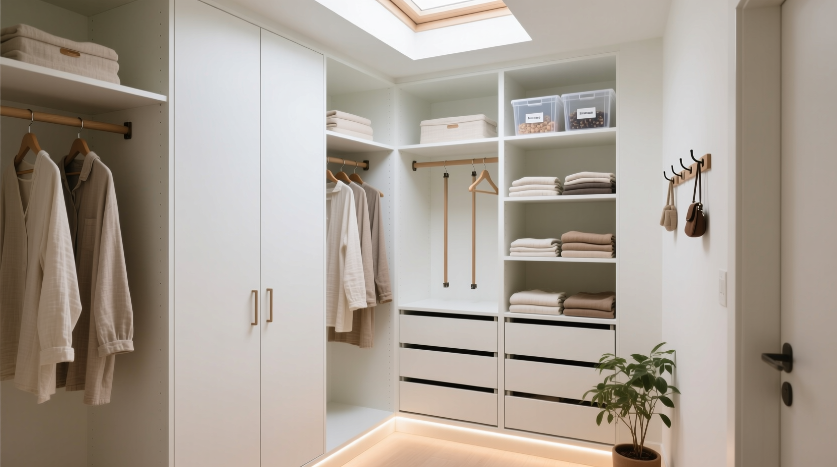 how to organize a tiny closet with maximum storage and zero stress