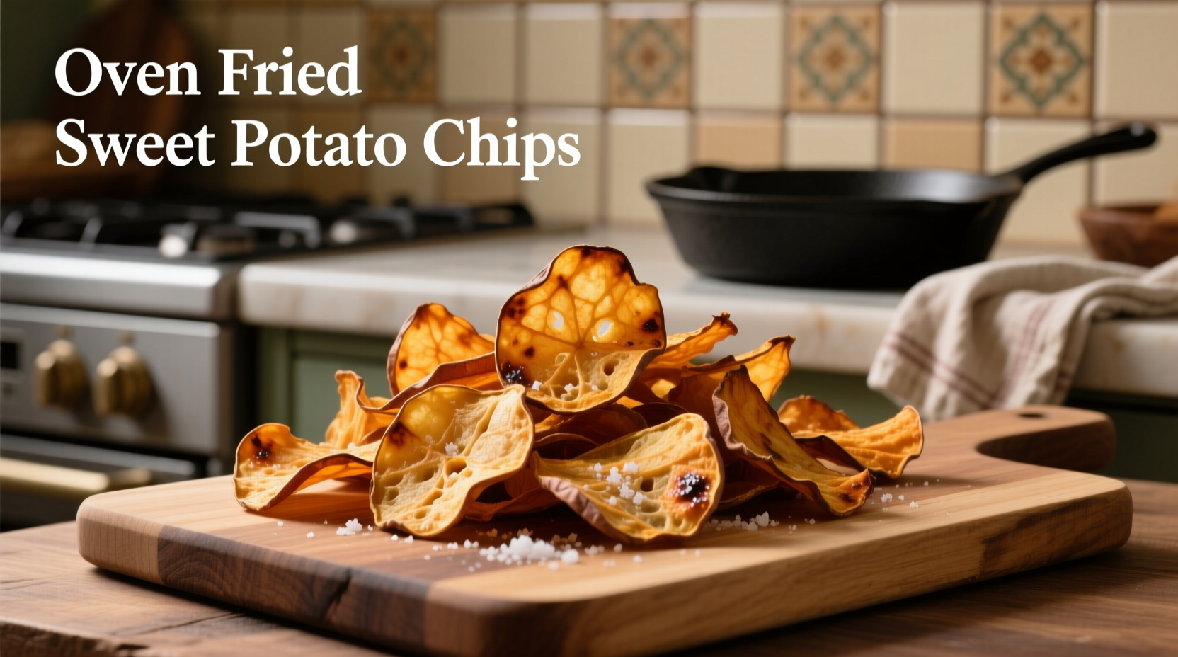 Perfect Oven-Fried Sweet Potato Chips: Crispy & Healthy Recipe