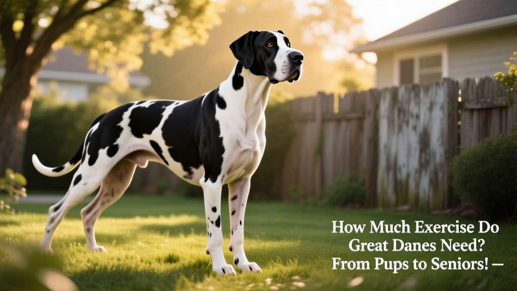 harlequin great dane dog standing outdoors
