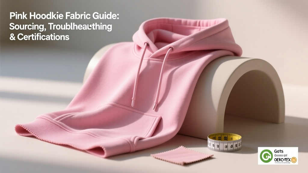 Pink Hoodie Fabric Guide: Sourcing, Troubleshooting & Certifications