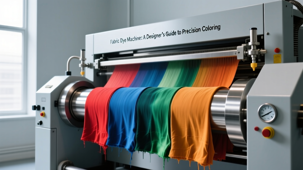 Fabric Dye Machine: A Designer’s Guide to Precision Coloring