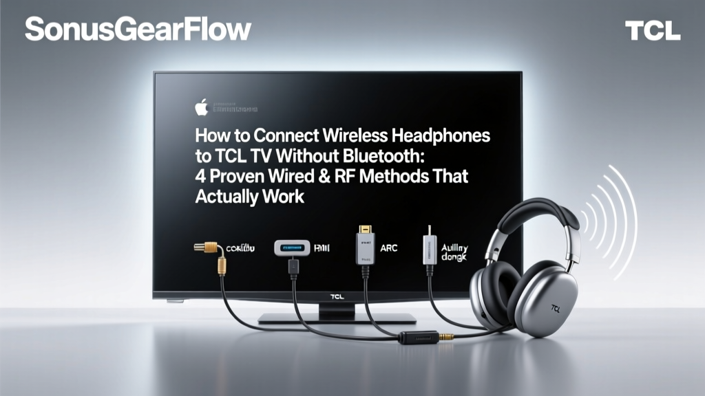 Wireless Headphones to TCL TV Without Bluetooth (2026)