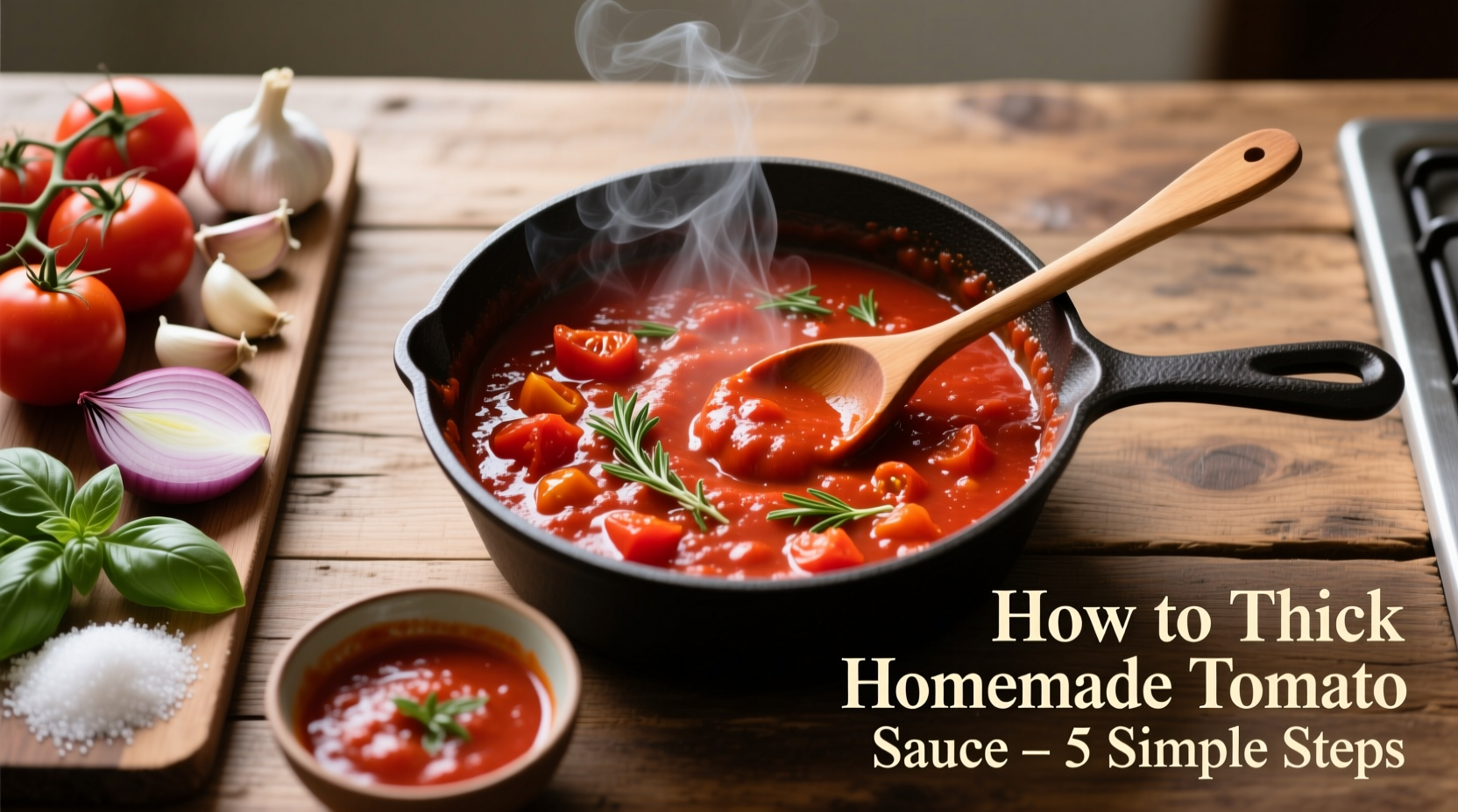 How to Thicken Homemade Tomato Sauce: 7 Reliable Methods