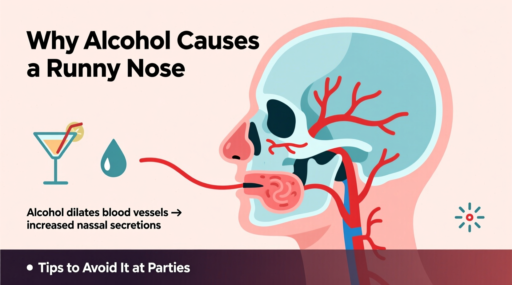 Why Does Alcohol Make My Nose Run And How To Avoid It During Parties