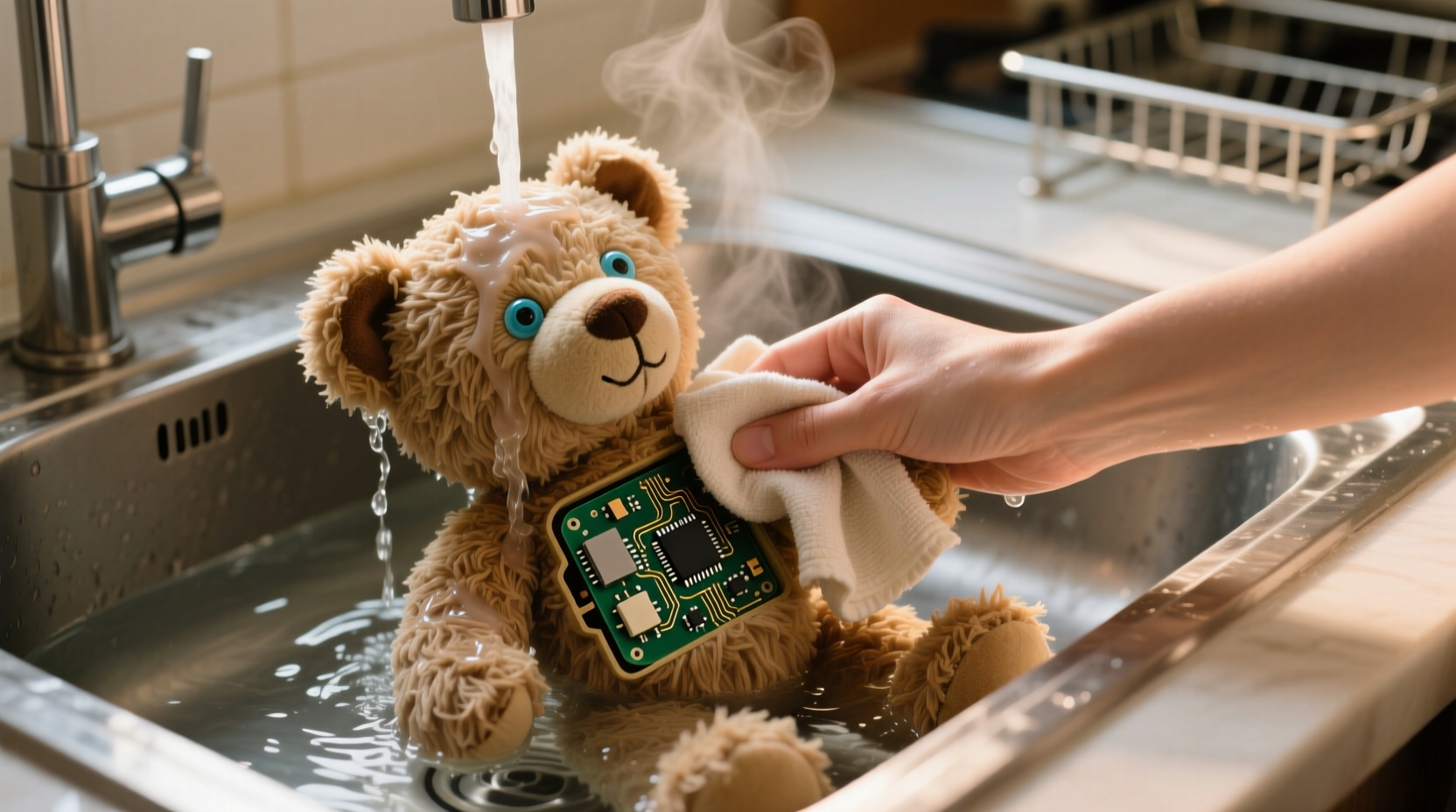 how to wash stuffed animals with plastic eyes electronics