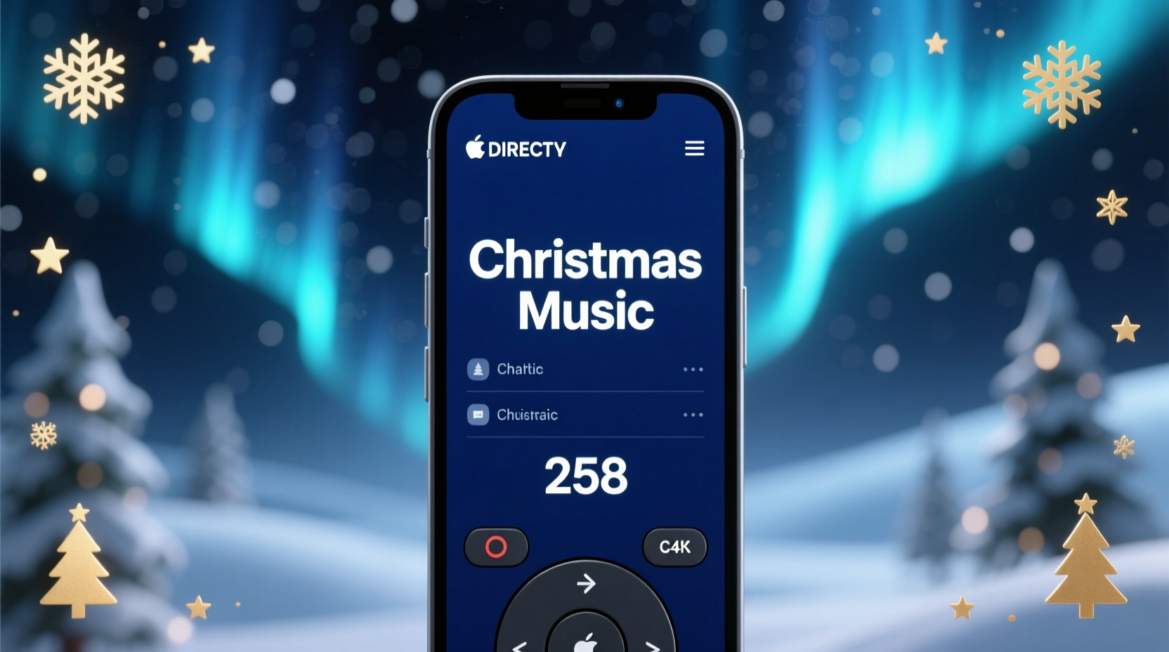 what channel is christmas music directv