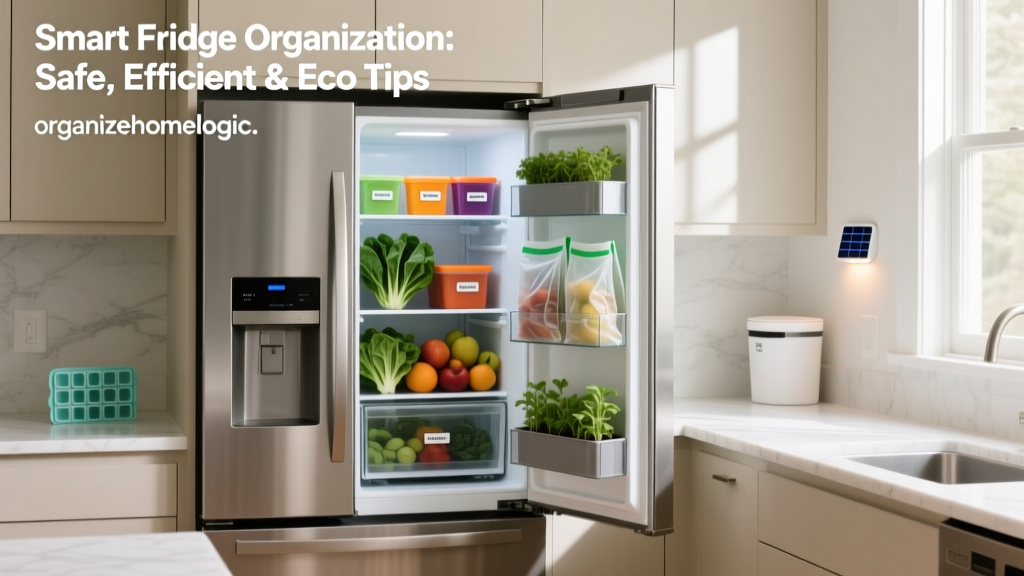 Smart Fridge Organization: Safe, Efficient & Eco Tips