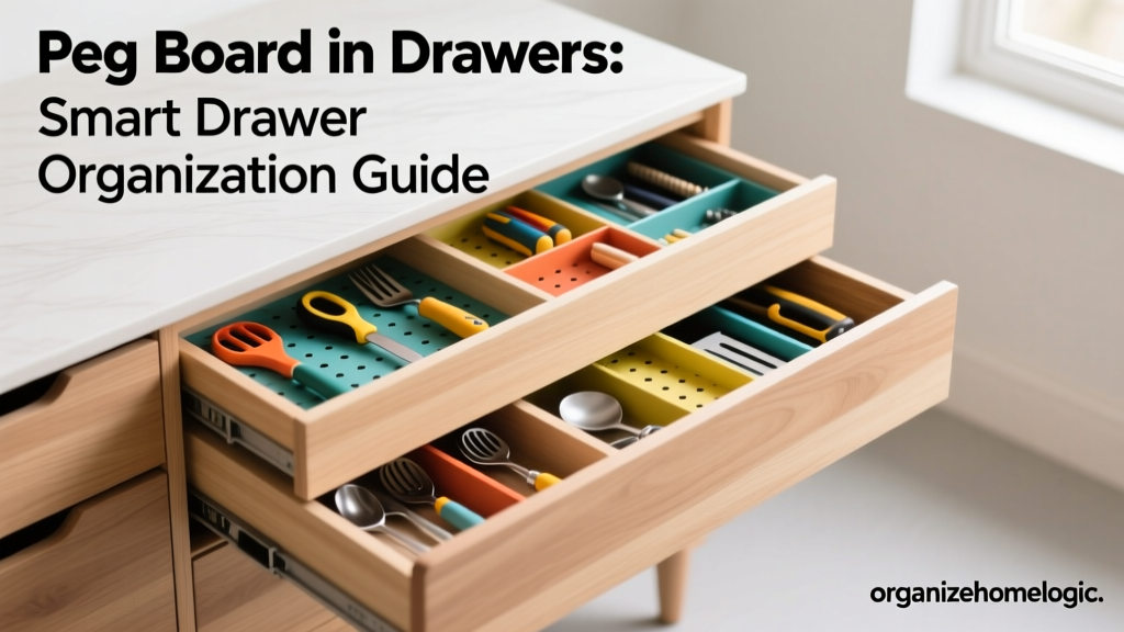 Peg Board in Drawers: Smart Drawer Organization Guide