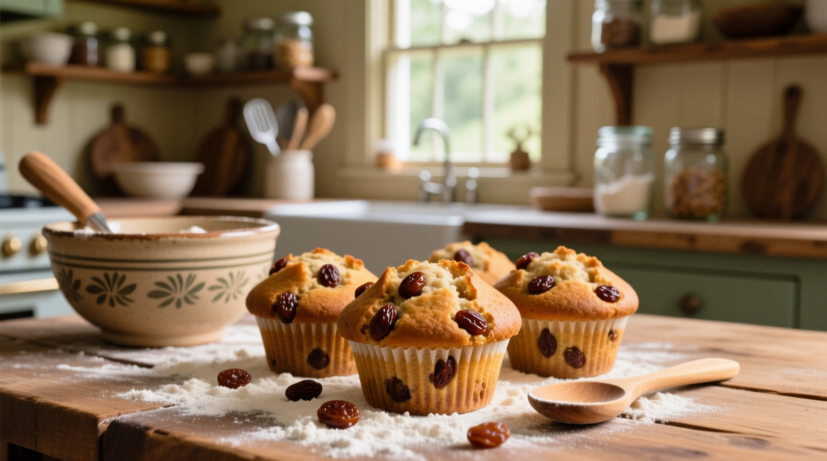 easy raisin bran muffin recipe