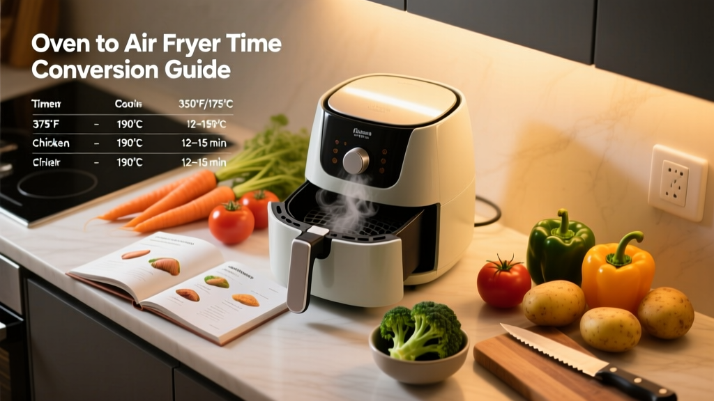Air Fryer Time Conversion Guide: Oven to Air Fryer
