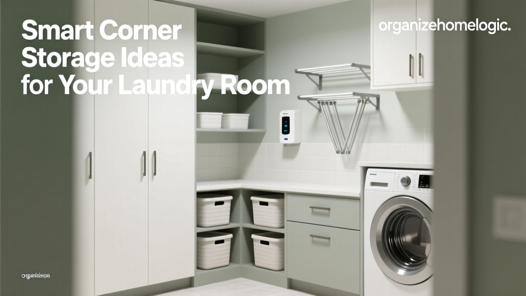 Smart Corner Storage Ideas for Your Laundry Room
