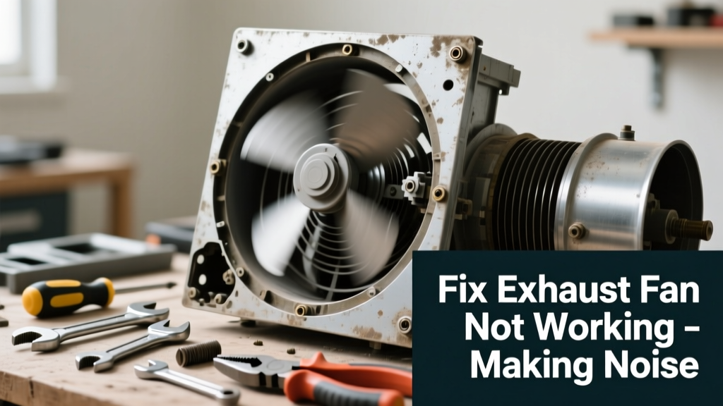 Fix Exhaust Fan Not Working & Making Noise
