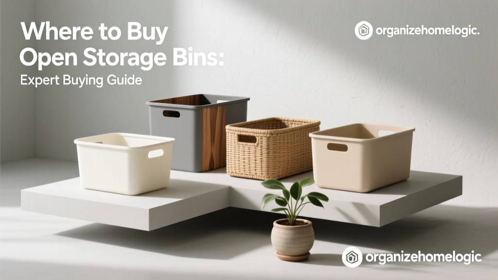 Where to Buy Open Storage Bins: Expert Buying Guide