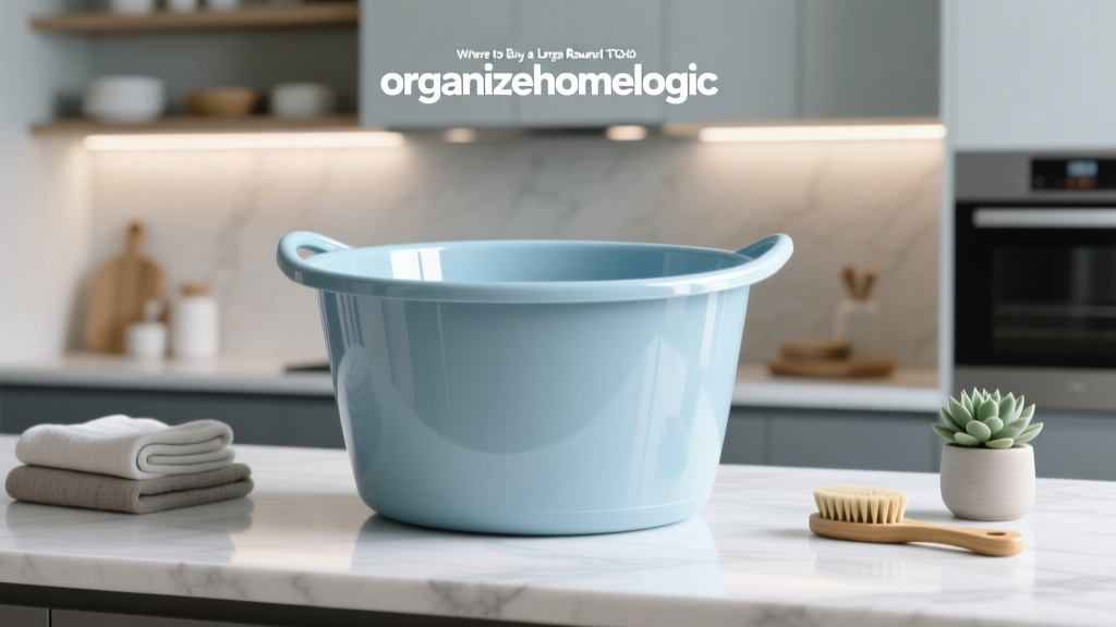 Where to Buy a Large Round Plastic Tub (2024 Guide)
