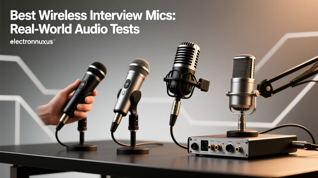 Best Wireless Interview Mics: Real-World Audio Tests