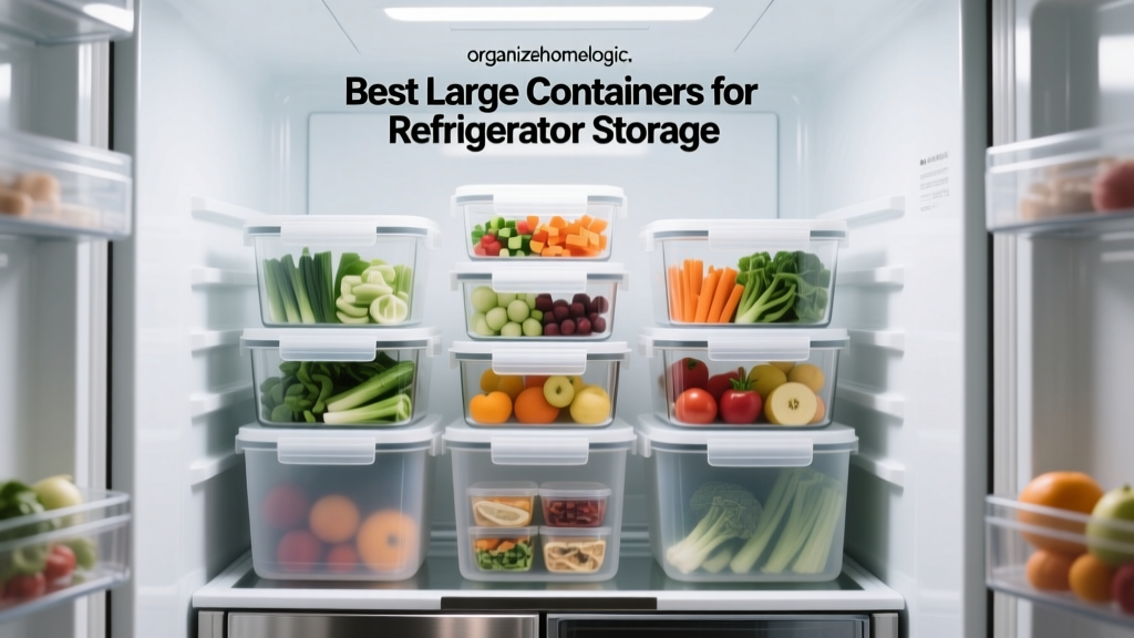 Best Large Containers for Refrigerator Storage