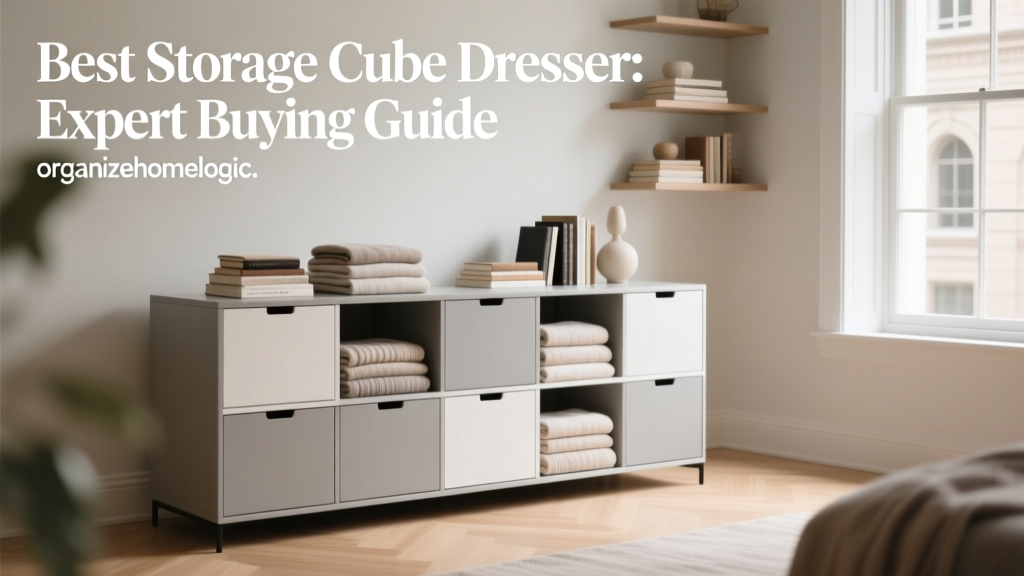 Best Storage Cube Dresser: Expert Buying Guide