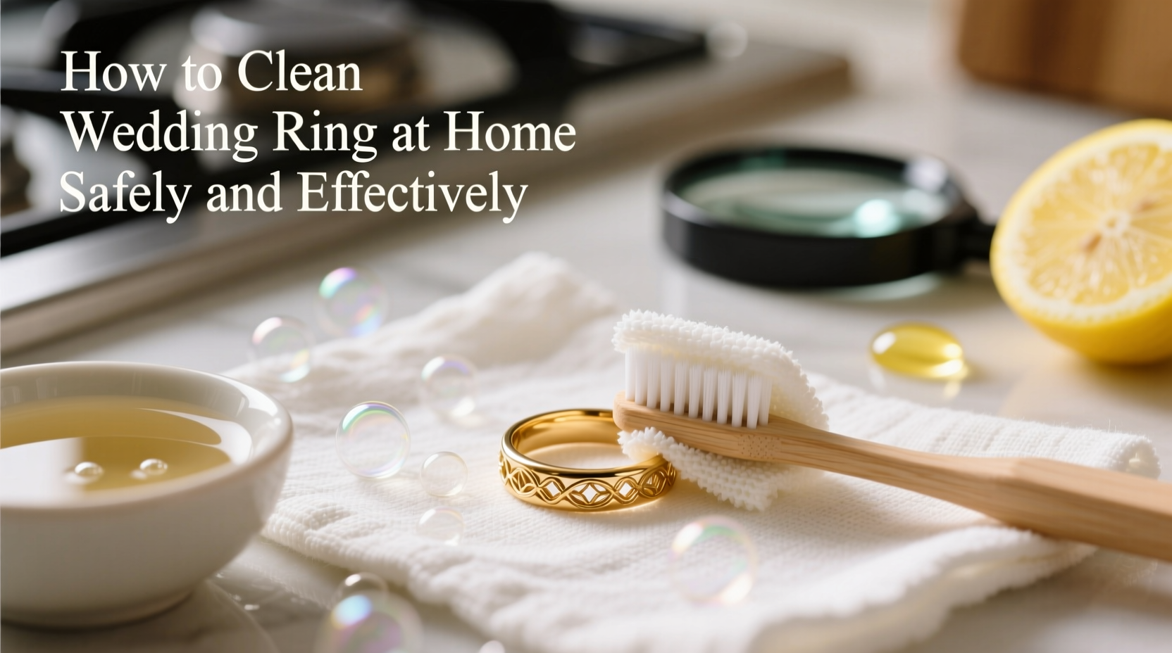 how to clean wedding ring at home