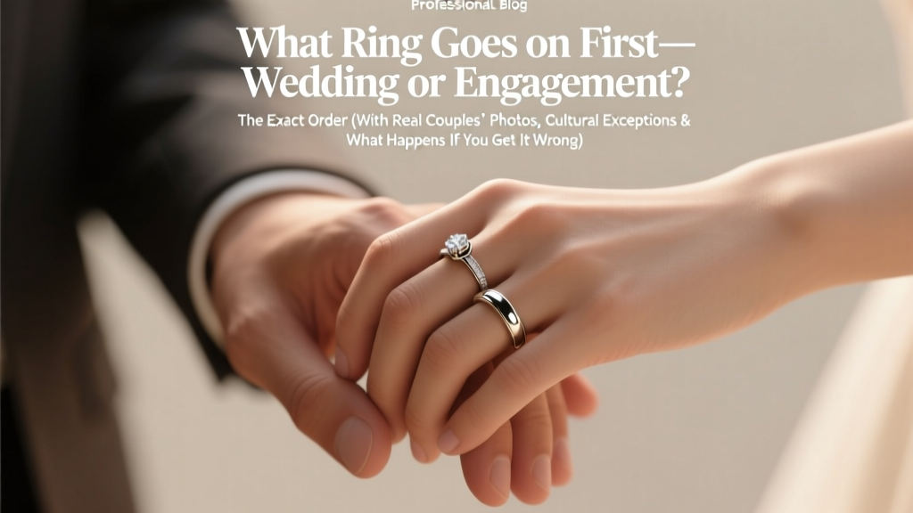 Wedding or Engagement Ring First? Order, Exceptions & Tips