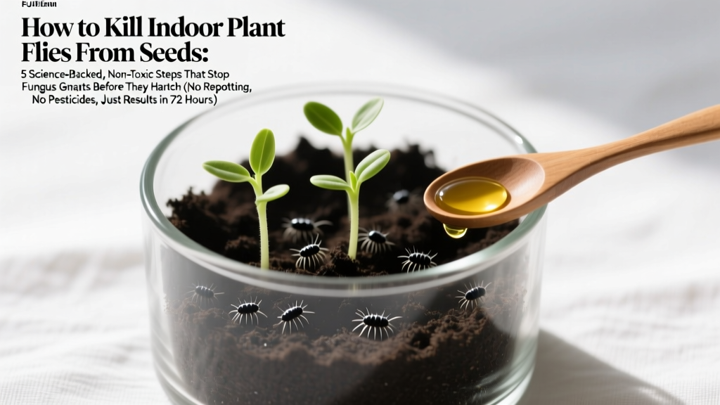 Kill Fungus Gnats from Seeds: 5 Non-Toxic Steps (2026)