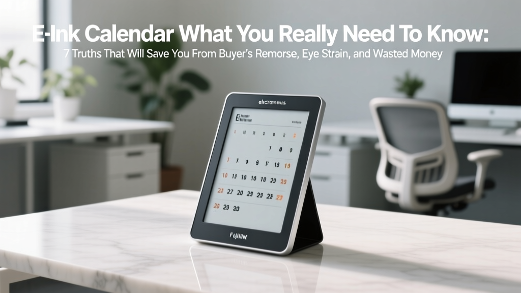 E Ink Calendar What You Really Need To Know: 7 Truths That Will Save You From Buyer’s Remorse, Eye Strain, and Wasted Money