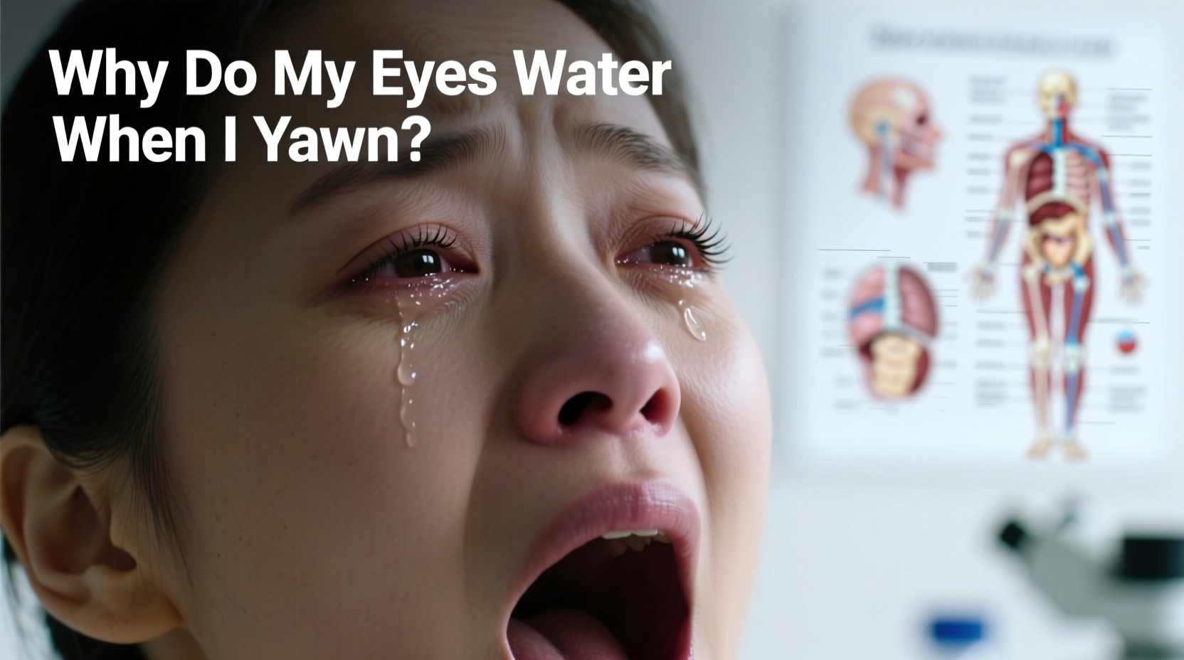 why do my eyes water when i yawn weird body reactions explained