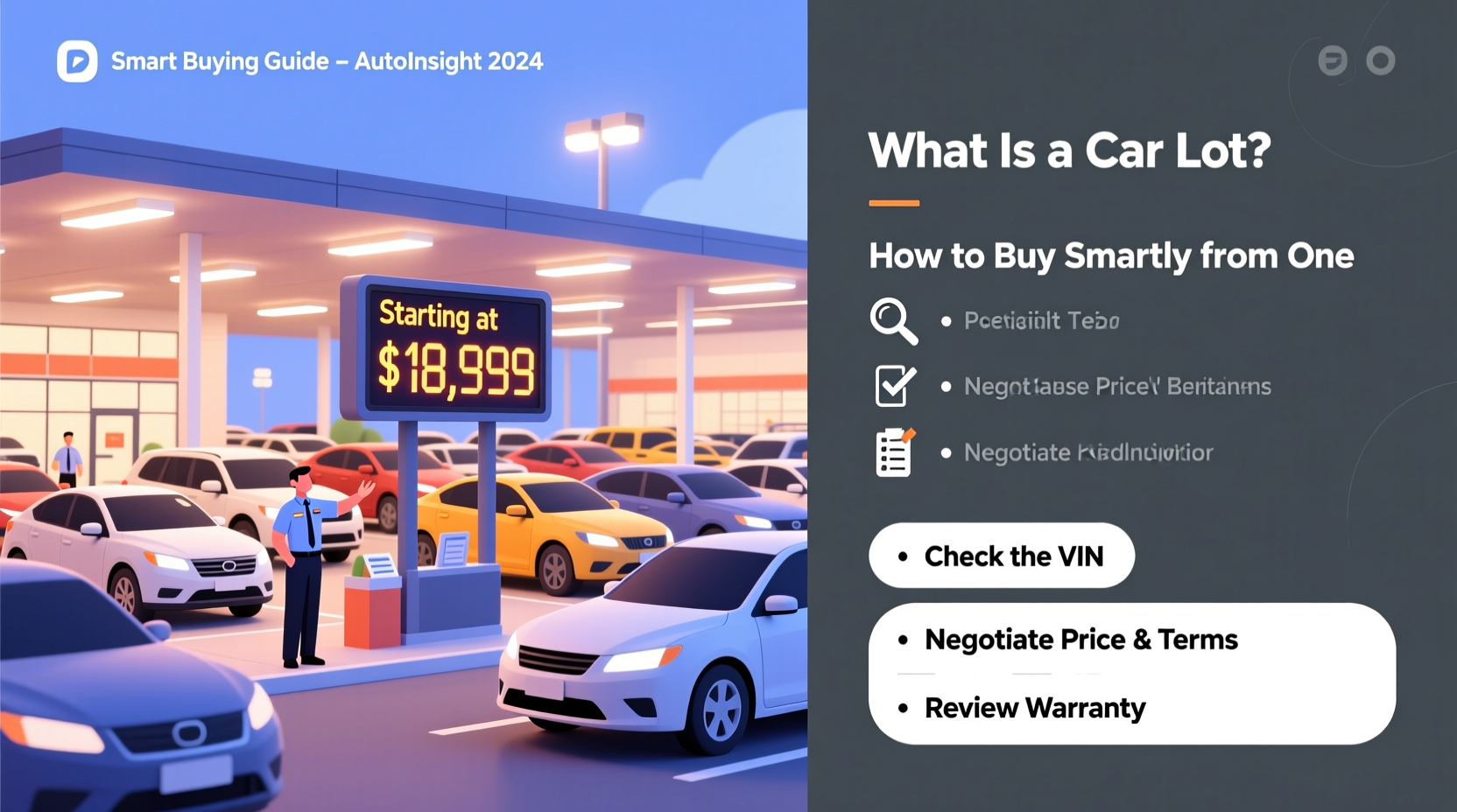 a car lot