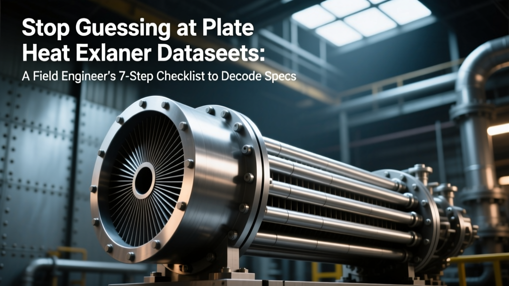 Plate Heat Exchanger Datasheet Checklist: Avoid Startup