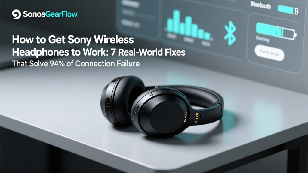 Sony Wireless Headphones Not Working: 7 Fixes (2026)