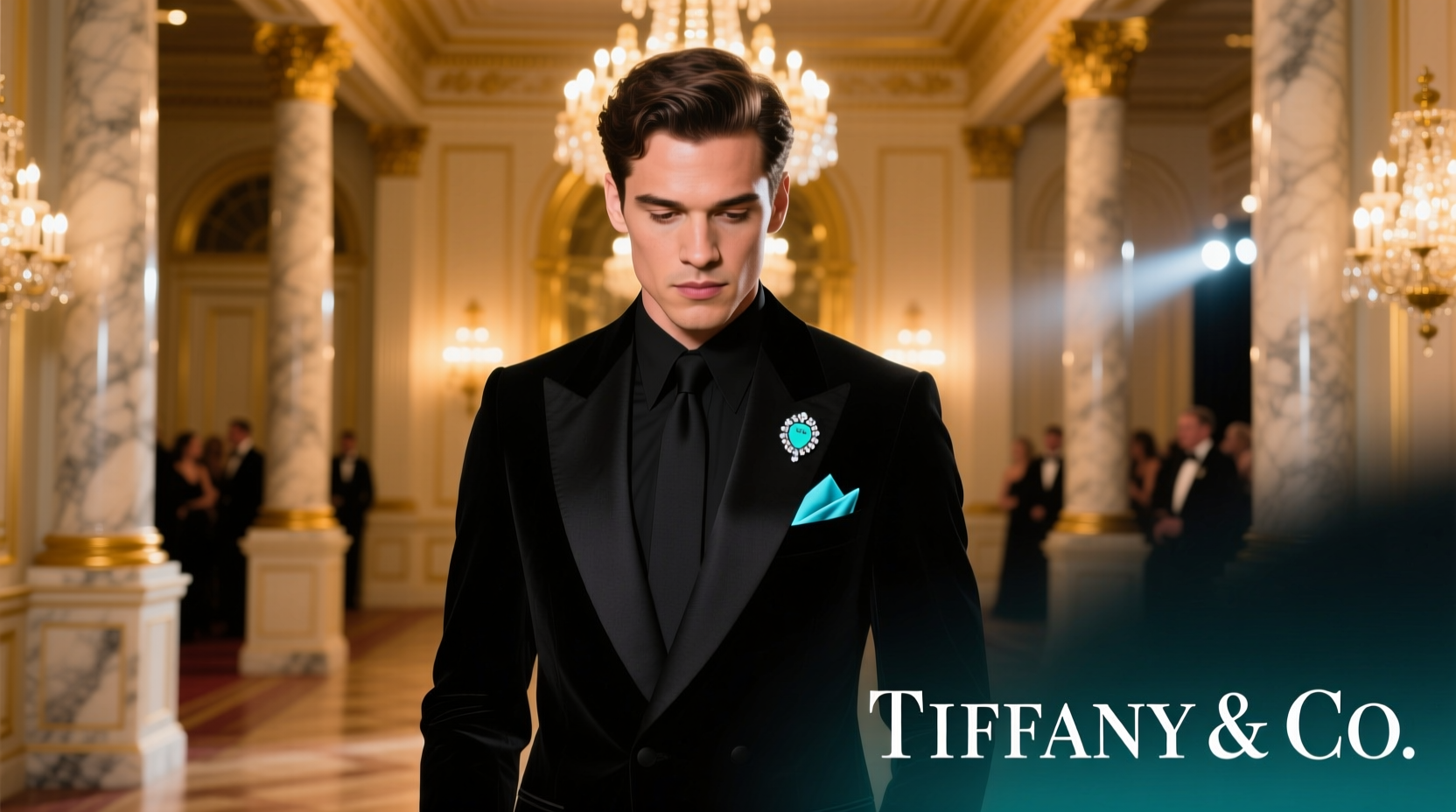 jordan alexander wearing tiffany co at the 2021 met gala