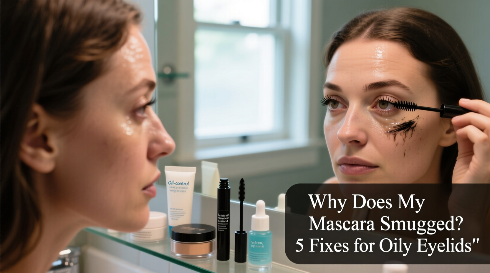 why does my mascara smudge by midday fixes for oily eyelids