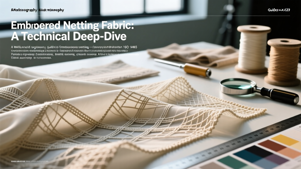 Embroidered Netting Fabric: A Technical Deep-Dive