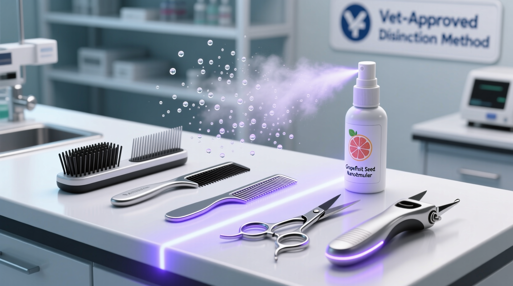eco friendly cleaning disinfect grooming tools safely