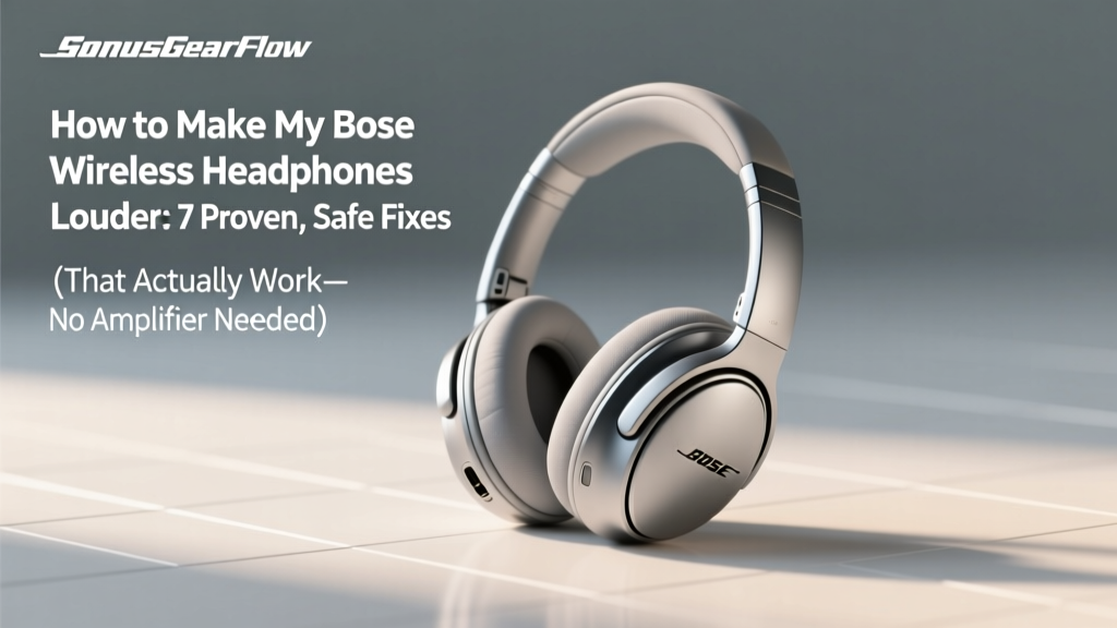 How to Make Bose Wireless Headphones Louder (2026)