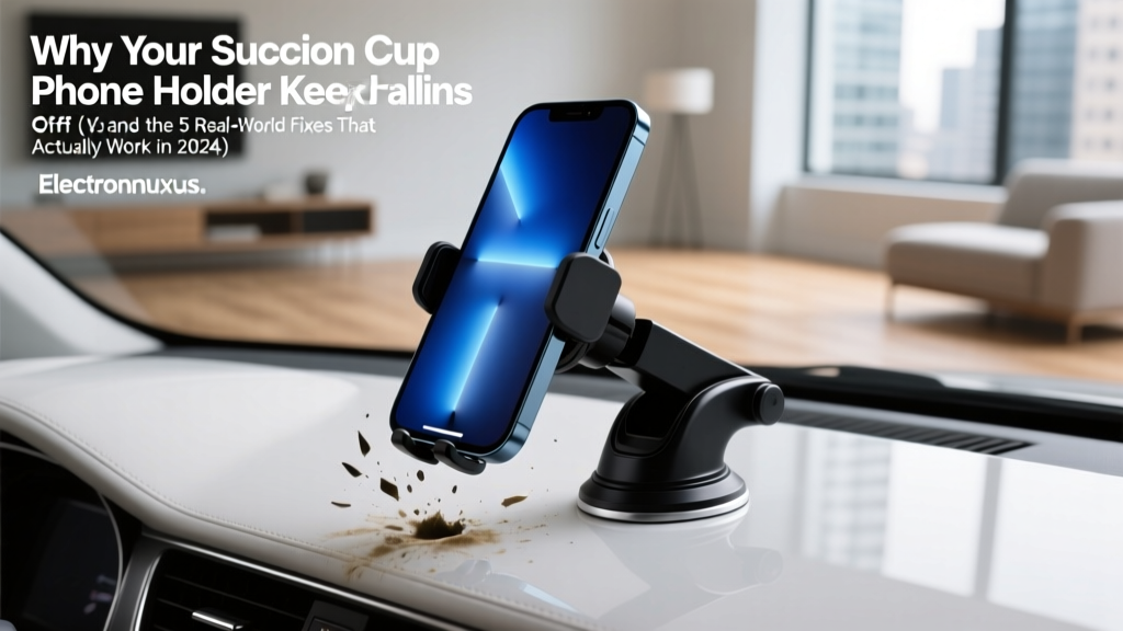 Why Your Suction Cup Phone Holder Keeps Falling Off (and the 5 Real-World Fixes That Actually Work in 2024)
