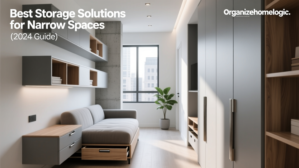 Best Storage Solutions for Narrow Spaces (2024 Guide)