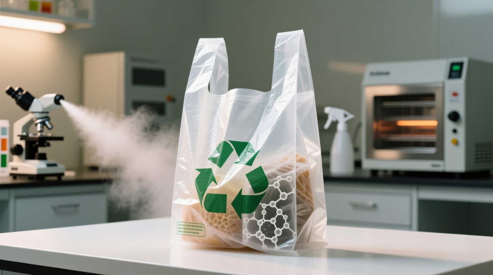 how to sanitize recycled pet grocery bags