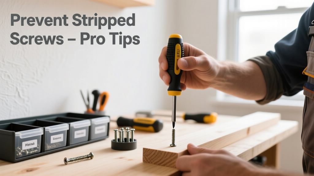 How to Prevent Stripped Screws in Home Repairs