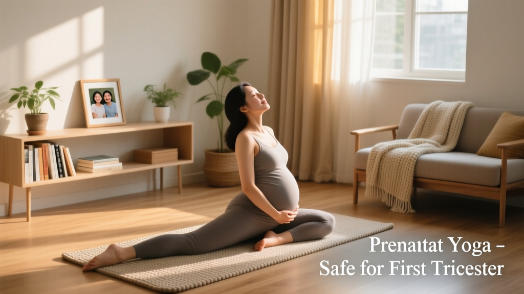 First Trimester Prenatal Yoga: What’s Truly Safe — and What to Avoid (Evidence-Based Guidance)