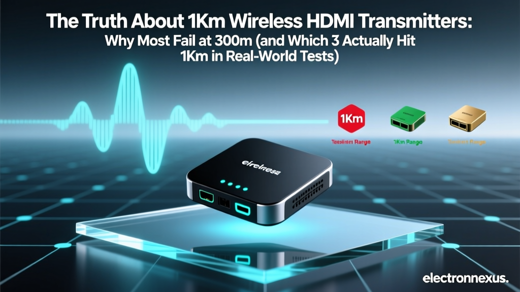 The Truth About 1Km Wireless HDMI Transmitters: Why Most Fail at 300m (and Which 3 Actually Hit 1km in Real-World Tests)