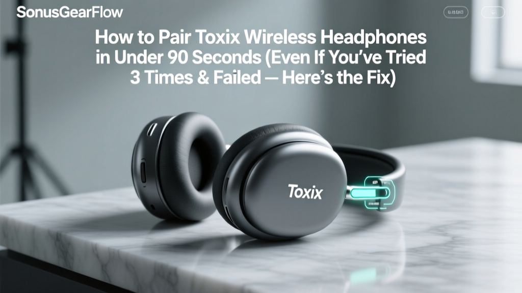 How to Pair Toxix Wireless Headphones (2026)