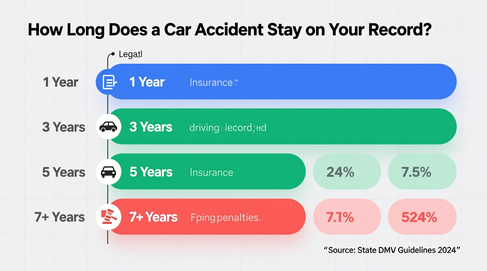 how long does a car accident stay on your record