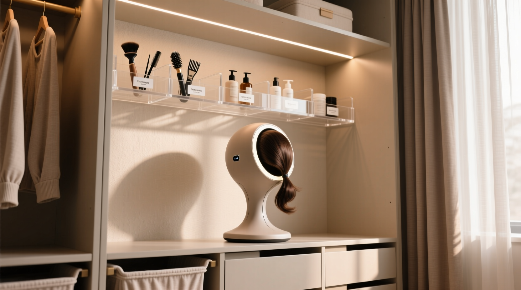 closet organization tips for alopecia