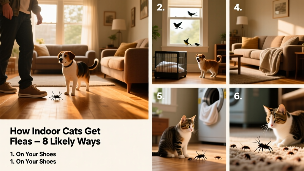 How Do Cats Get Fleas When They Don’t Go Outside? 8 Likely Ways