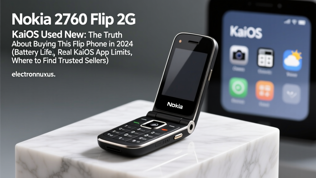 Nokia 2760 Flip 2G KaiOS Used New: The Truth About Buying This Flip Phone in 2024 (Battery Life, Real KaiOS App Limits, Where to Find Trusted Sellers)