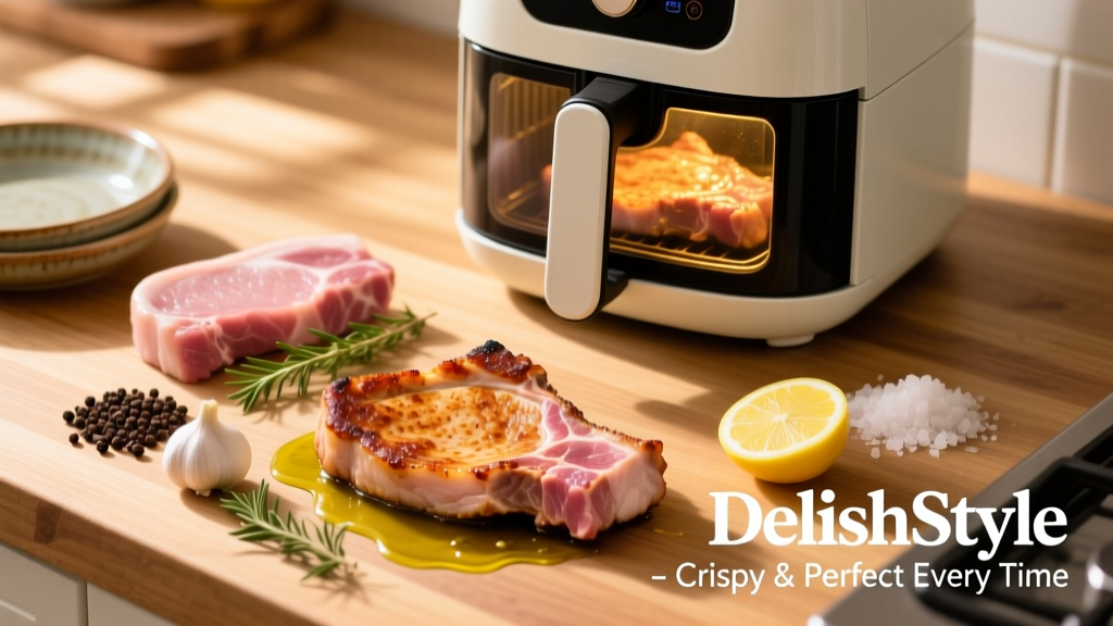 Crispy Pork Chops in Air Fryer (Delish-Style!)