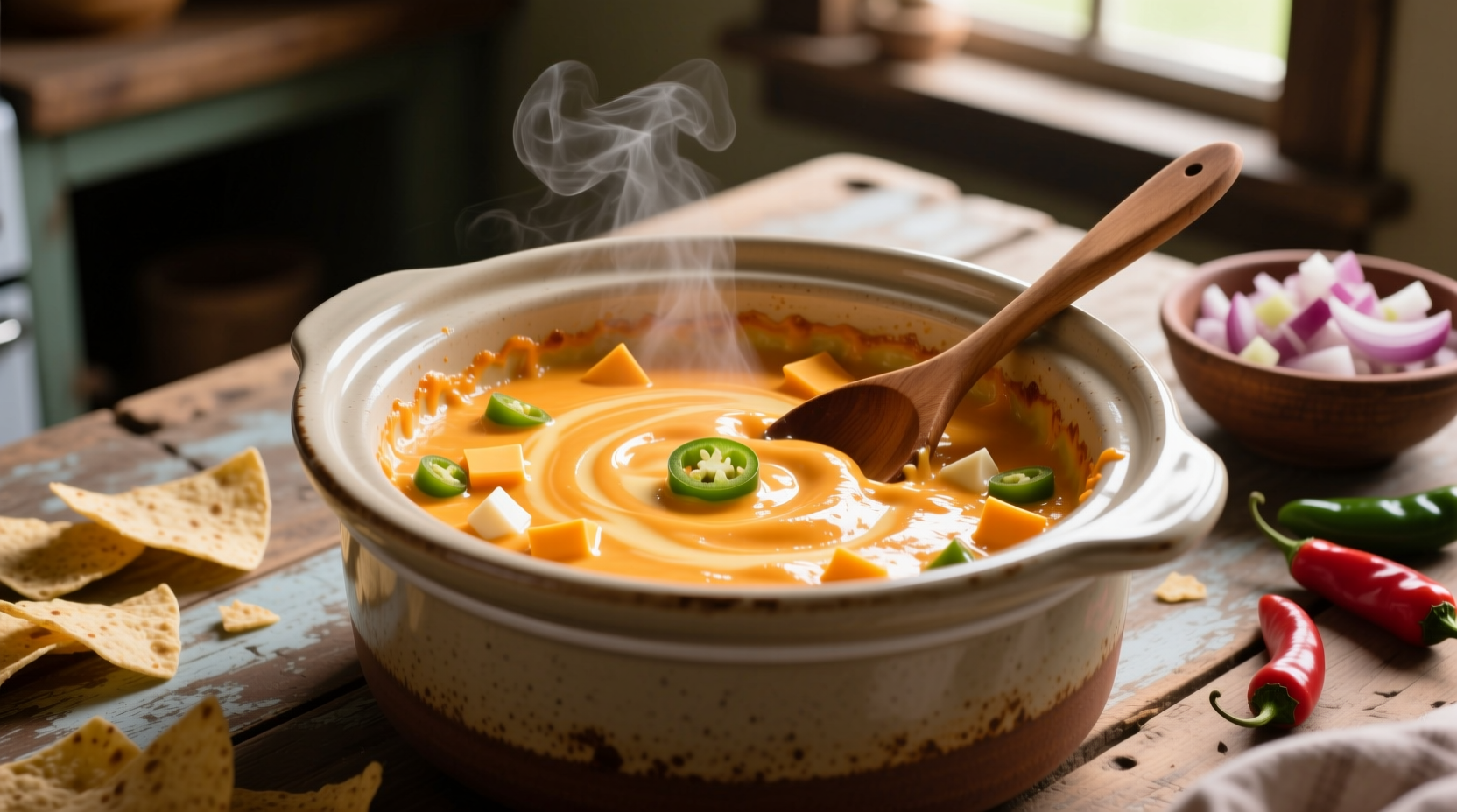 slow cooker queso