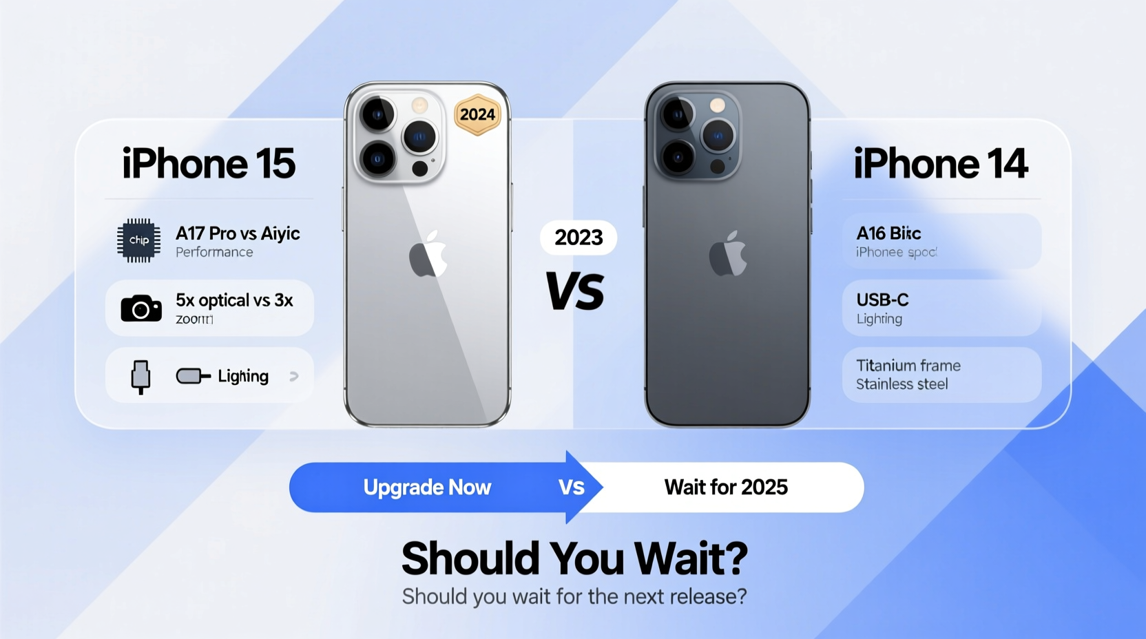 iphone 15 vs 14 comparison should you wait for the next release