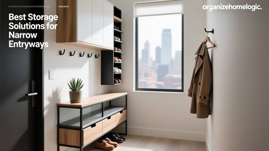 Best Storage Solutions for Narrow Entryways