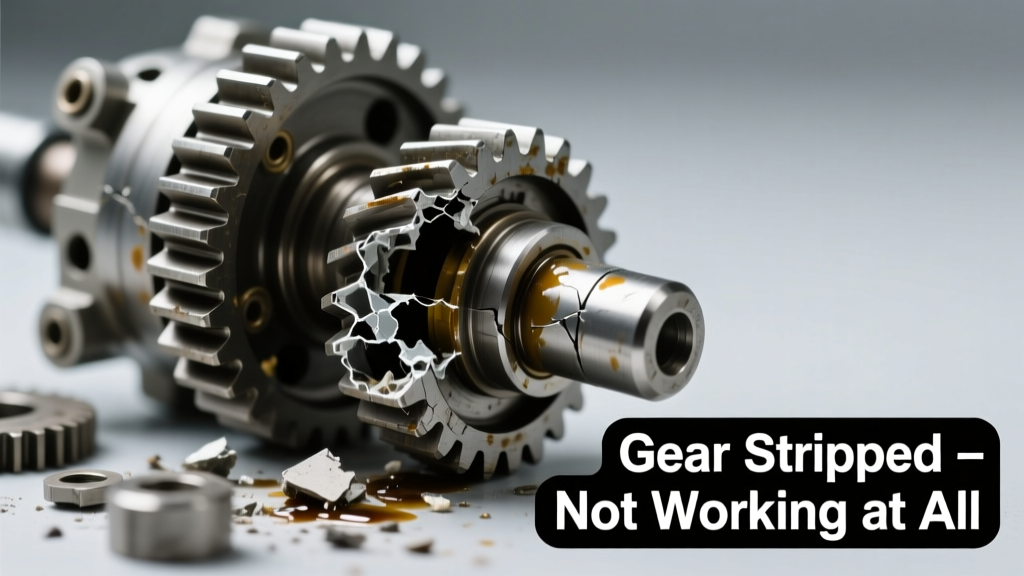 Gear Stripped Not Working at All: Quick Diagnosis